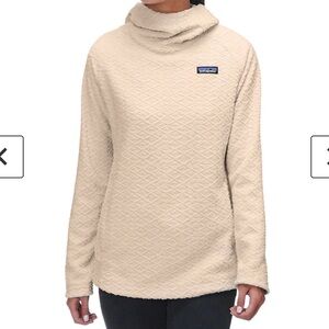 NWT Patagonia Diamond Capra Hoody Sherpa Oyster White